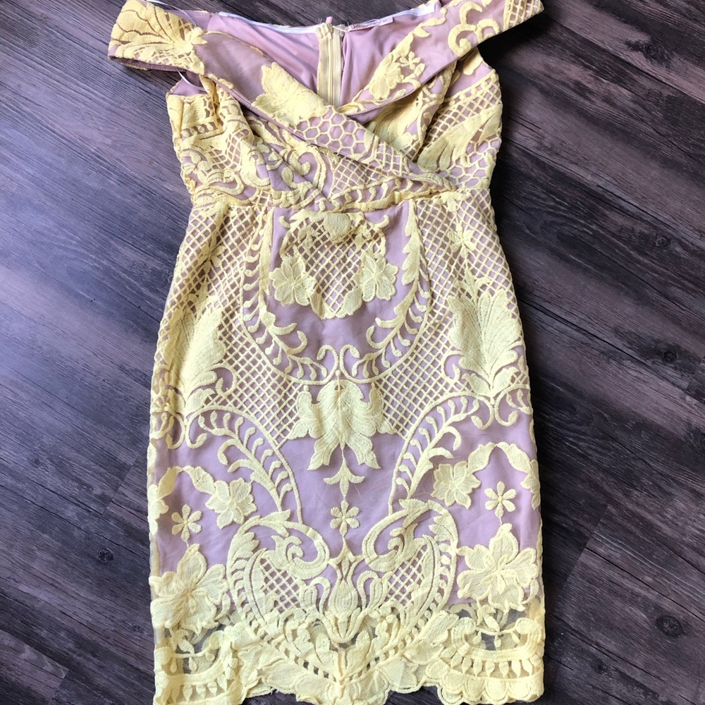 Hello Molly Toothpaste Kisses Dress Yellow